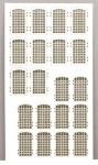 Die Modellbahnwerkstatt 6452 - TT - Fenstersatz, weiß - Set 5